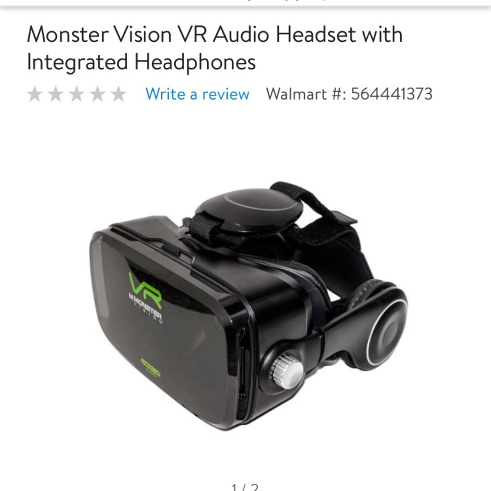 Monster Vision virtual headset